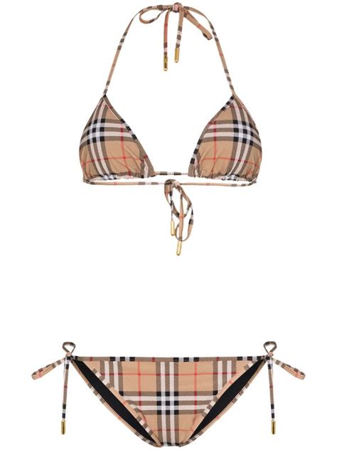 xl burberry swimsuit|Burberry women bikini.